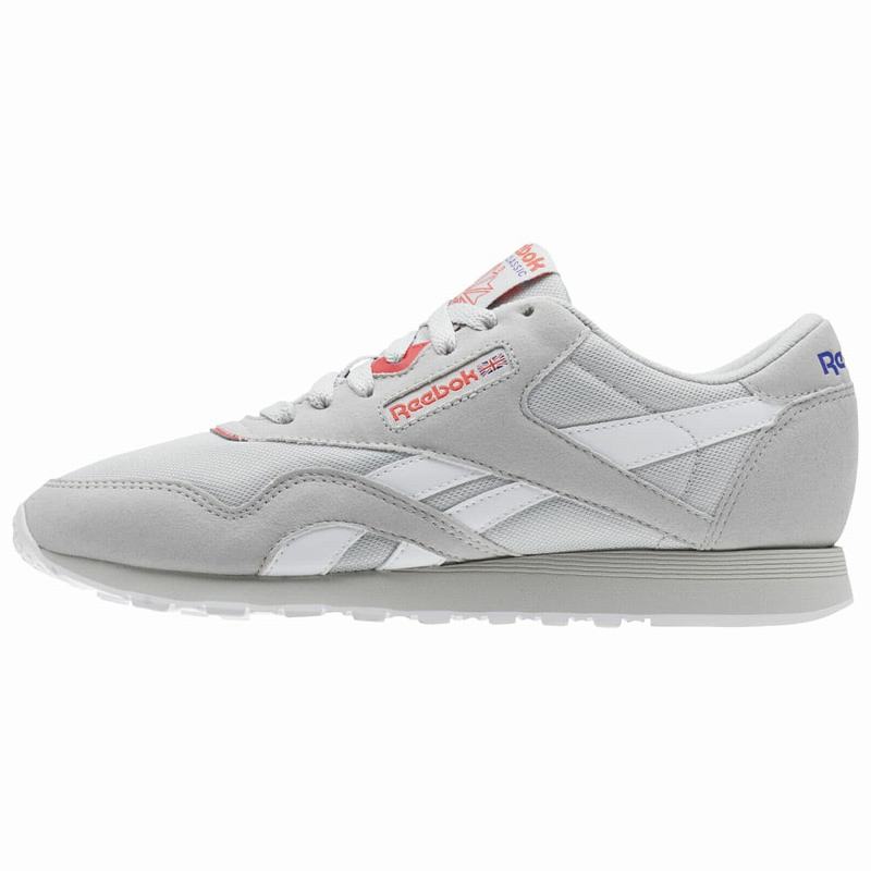 Reebok Classic Nylon Tenisky Damske - Siva/Biele HP1692FC